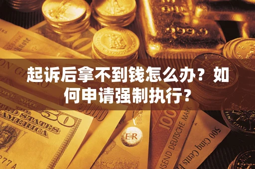 济南起诉后拿不到钱怎么办？如何申请强制执行？
