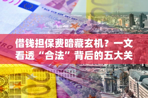 济南借钱担保费暗藏玄机？一文看透“合法”背后的五大关键陷阱