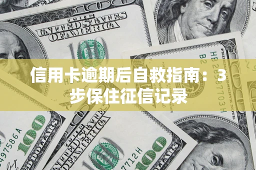济南信用卡逾期后自救指南：3步保住征信记录