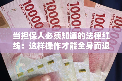 济南当担保人必须知道的法律红线：这样操作才能全身而退