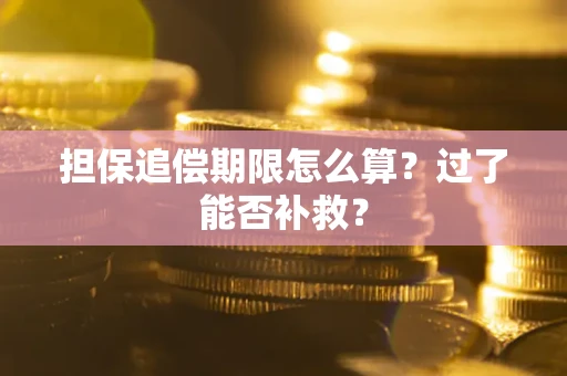 济南担保追偿期限怎么算？过了能否补救？
